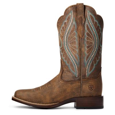 Ariat PrimeTime Koyu Kahverengi Western Csizma Bayan (32781-349)